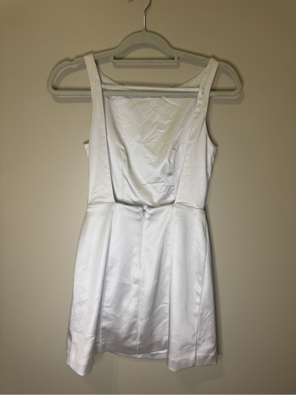 Abercrombie & Fitch Slash Neck Mini Dress | XSP | Pearl - Picture 6 of 11